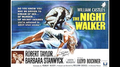 THE NIGHT WALKER 1964 Barbara Stanwyck & Robert Taylor Together in Stylistic Noir Horror Film FULL MOVIE in HD