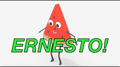 Happy Birthday ERNESTO! - WATERMELON Birthday Song