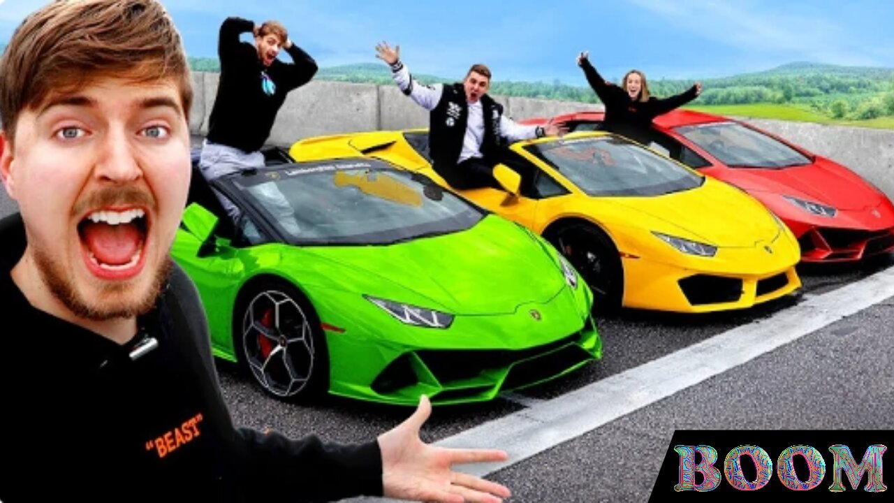 Lamborghini Race Me Jo Jitega, Lamborghini Uski / HANAN052 / MrBeast