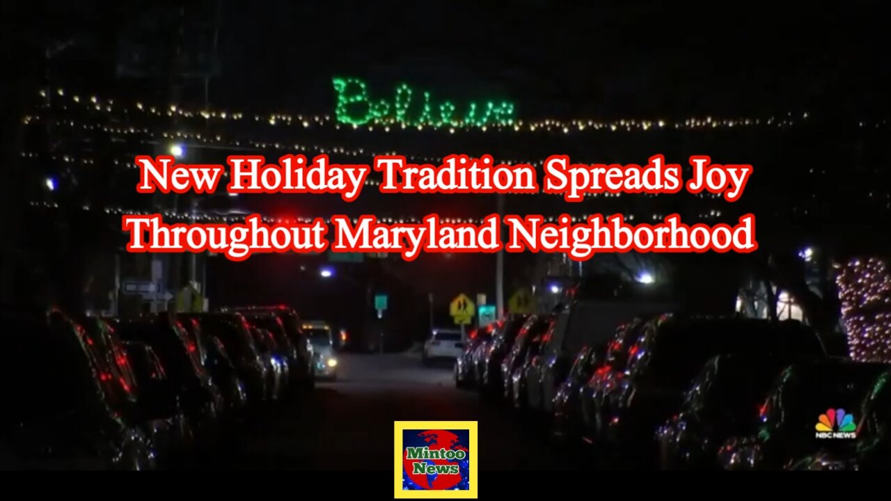 New holiday tradition spreads joy throughout Maryland neighborhood