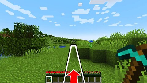 Minecraft, But I Can Only Walk in a Straight Line