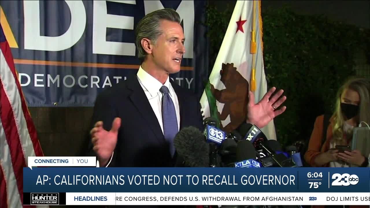 ABC News projects Gavin Newsom to remain California governor