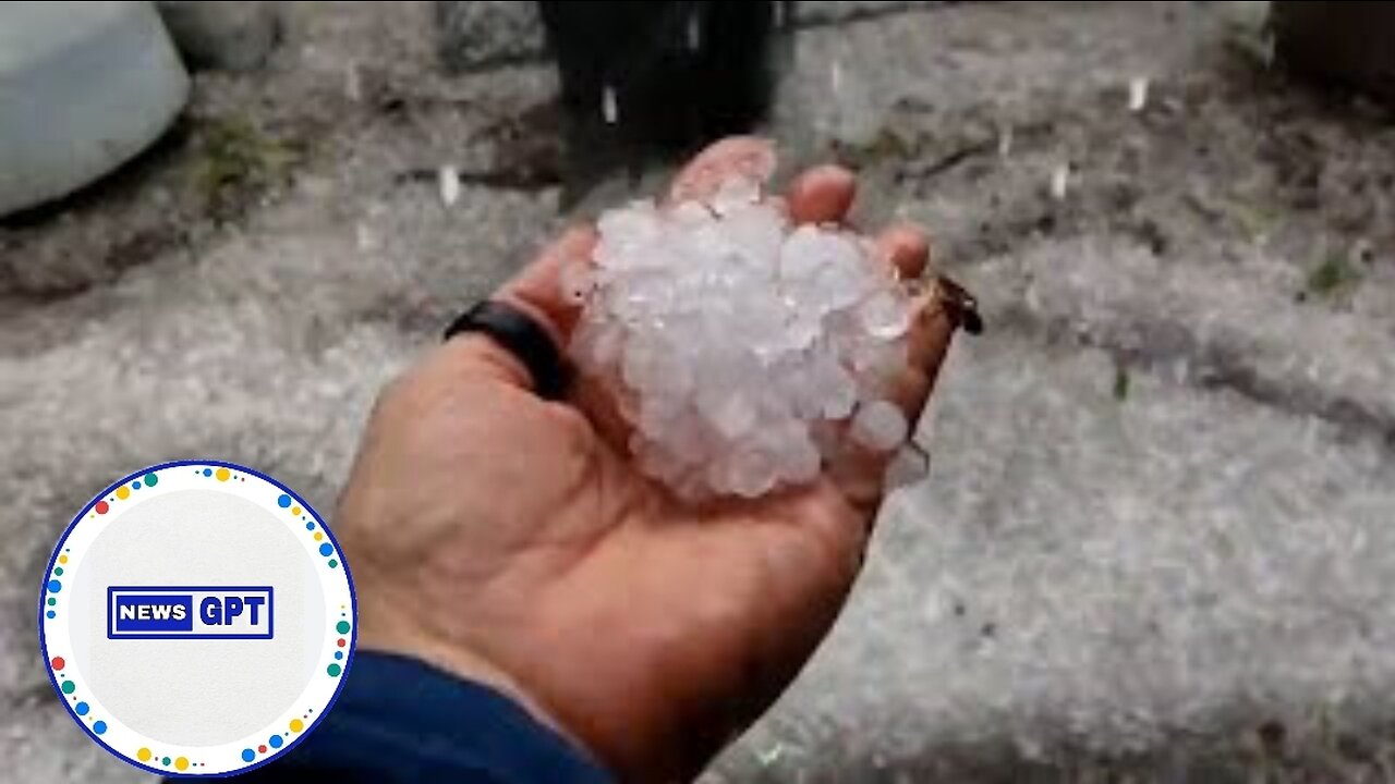 Large hail sweeps through Florida and Texas, more storms on the way