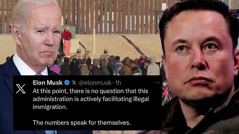 Elon Musk finally JOINS TRUMP in fight against liberal satanic democrat cult klan genocide Joe Biden