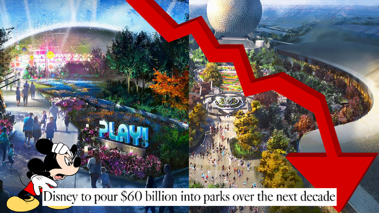 False Promises | Disney Stock DOWN After Announcing 10 Year, $60 BILLION Investment In Their Parks