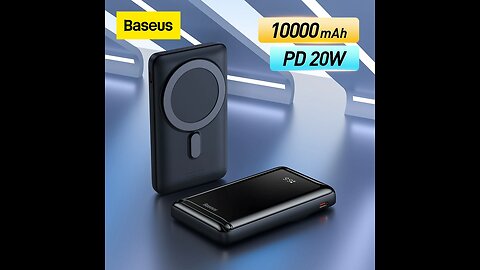 Power Bank magnético com suporte 10000mAh 20W Baseus