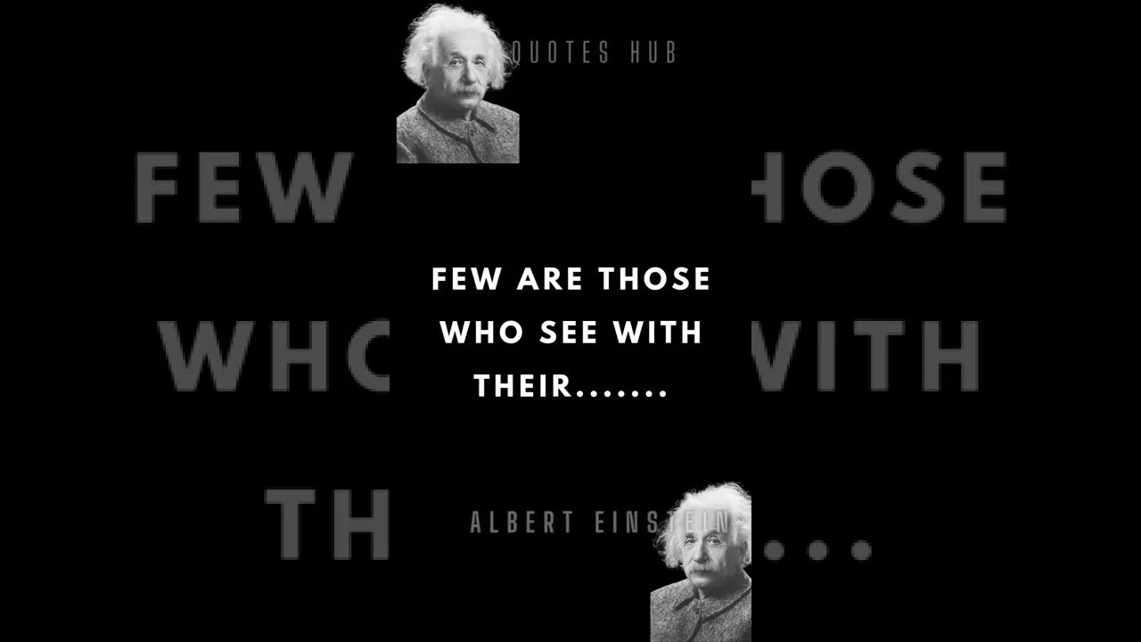 Wise Albert Einstein Quote - Wisdom from the Genius || #quotes || #shorts || #Quotes Hub