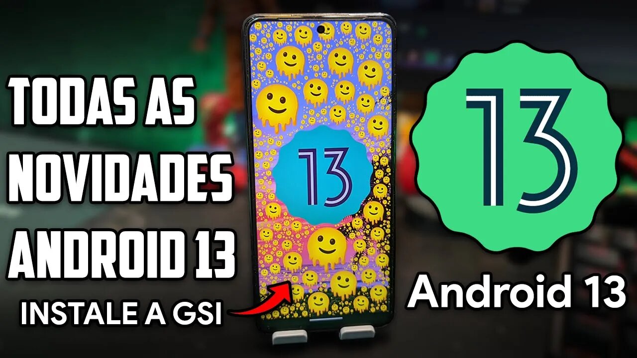 ANDROID 13 FOI LANÇADO OFICIALMENTE! | TODAS AS NOVIDADADES | INSTALE AGORA MESMO!