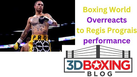 The Boxing World Overacts Reigs Prograis