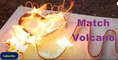 Match Volcano | Matchbox Volcano | Match Box Tricks