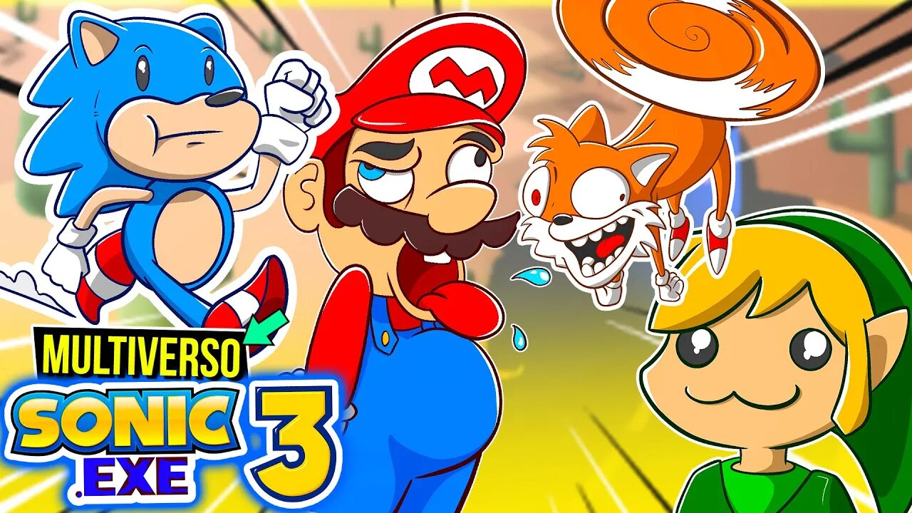 SUNKY entrou no MULTIVERSO dos JOGOS 😂| SONICVERSO