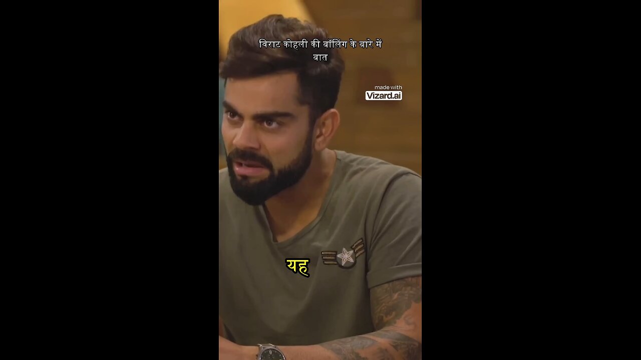 विराट कोहली खाने के बारे में बात
