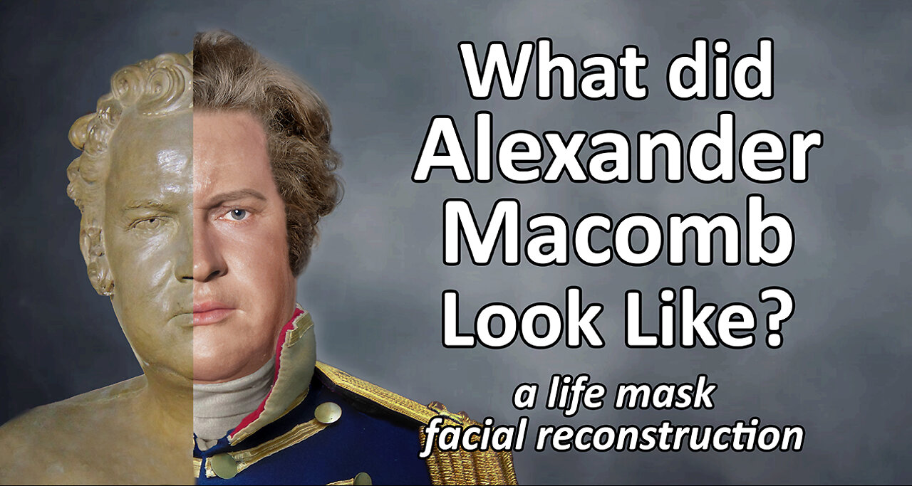 Alexander Macomb, War of 1812 Hero, Real Faces Based Upon Life Mask - Founding Fathers