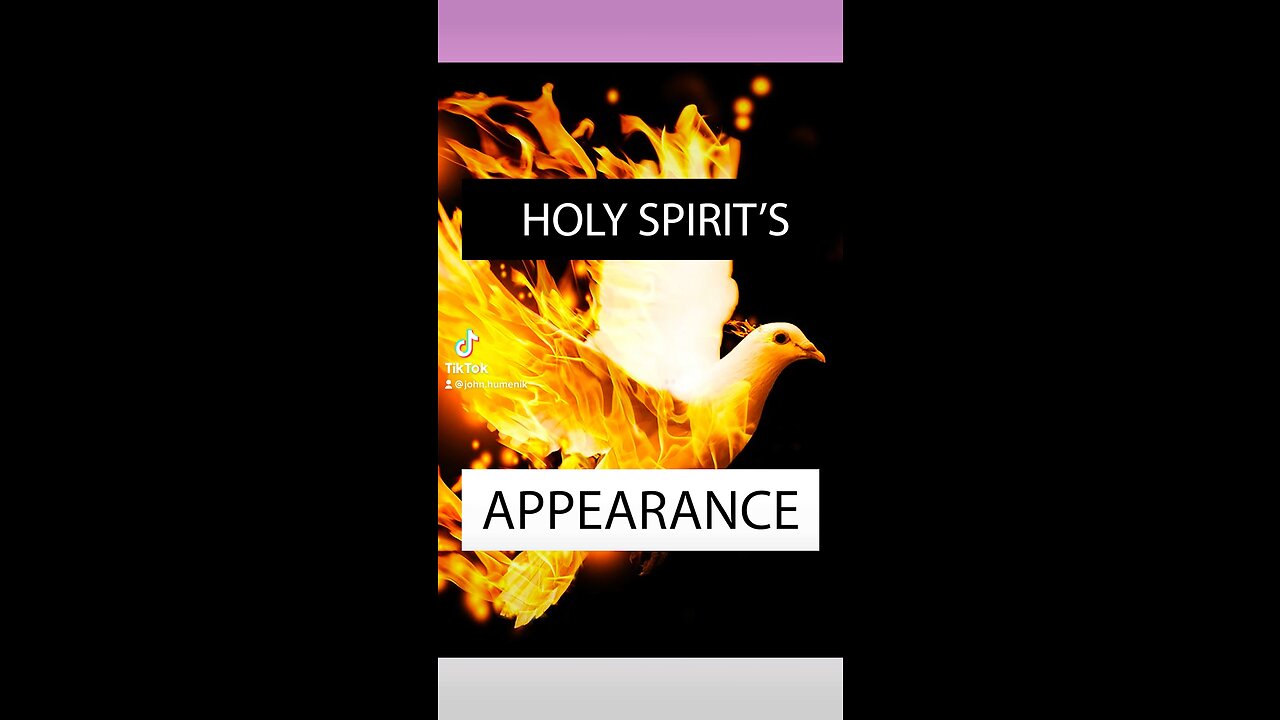 What does the Holy Spirit look like?