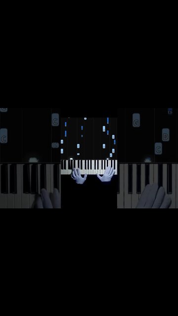 Da Ba Dee (Blue) Piano Dance #shorts