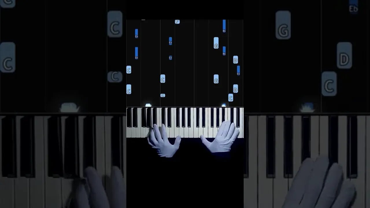 Da Ba Dee (Blue) Piano Dance #shorts