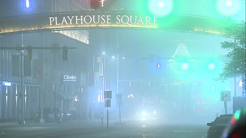 Check out the fog in Cleveland this morning