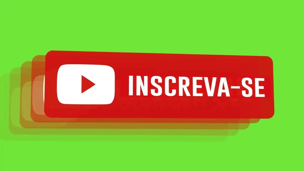 Chroma key botão inscreva-se green screen