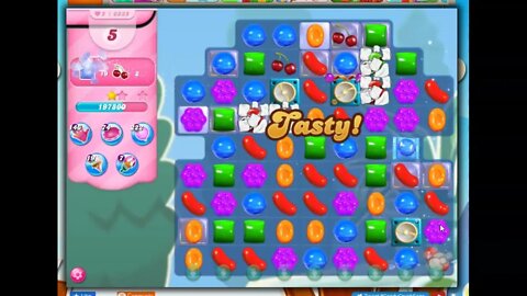 Candy Crush Level 6225 Talkthrough, 20 Moves 0 Boosters