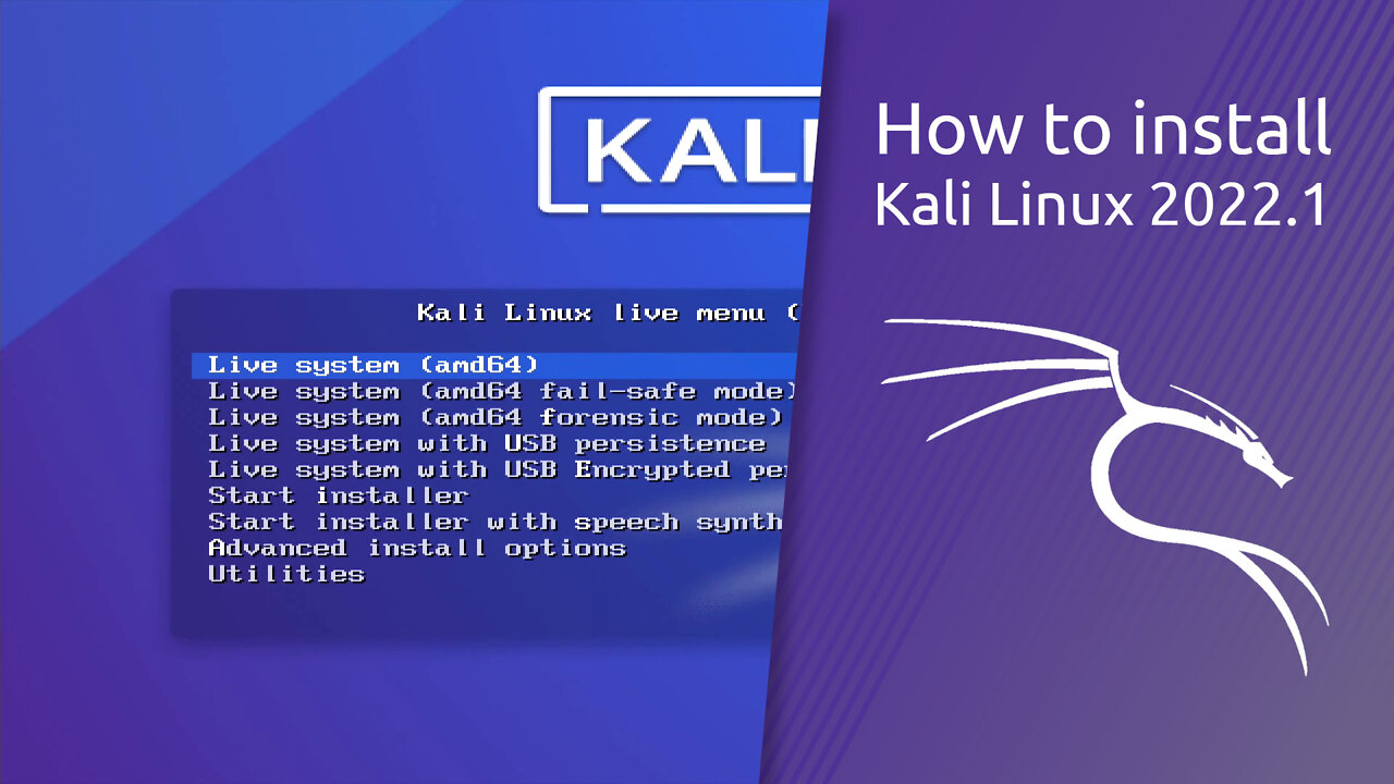 How to install Kali Linux 2022.1 overview