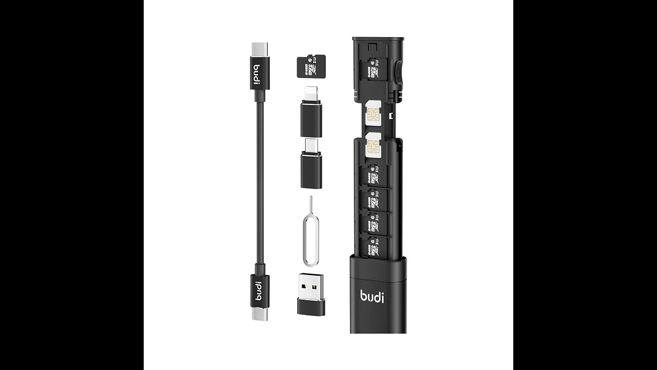 Tech Gadgets No : 210 Product: BUDI Multifunctional 9 in 1 Data Cable with USB Type C