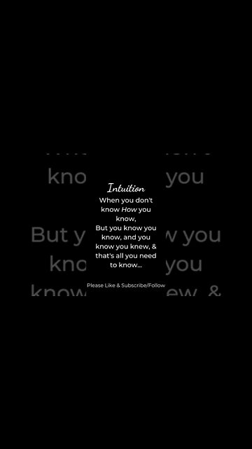 Intuition
