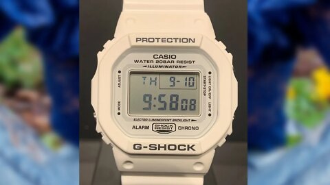 "OG Marine White Series" G Shock DW5600MW | AYO! Daeni