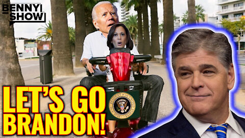 Hannity RIPS Biden’s Cratering Poll Numbers - Takes Out “Let’s Go Brandon” Shirt Of Live TV