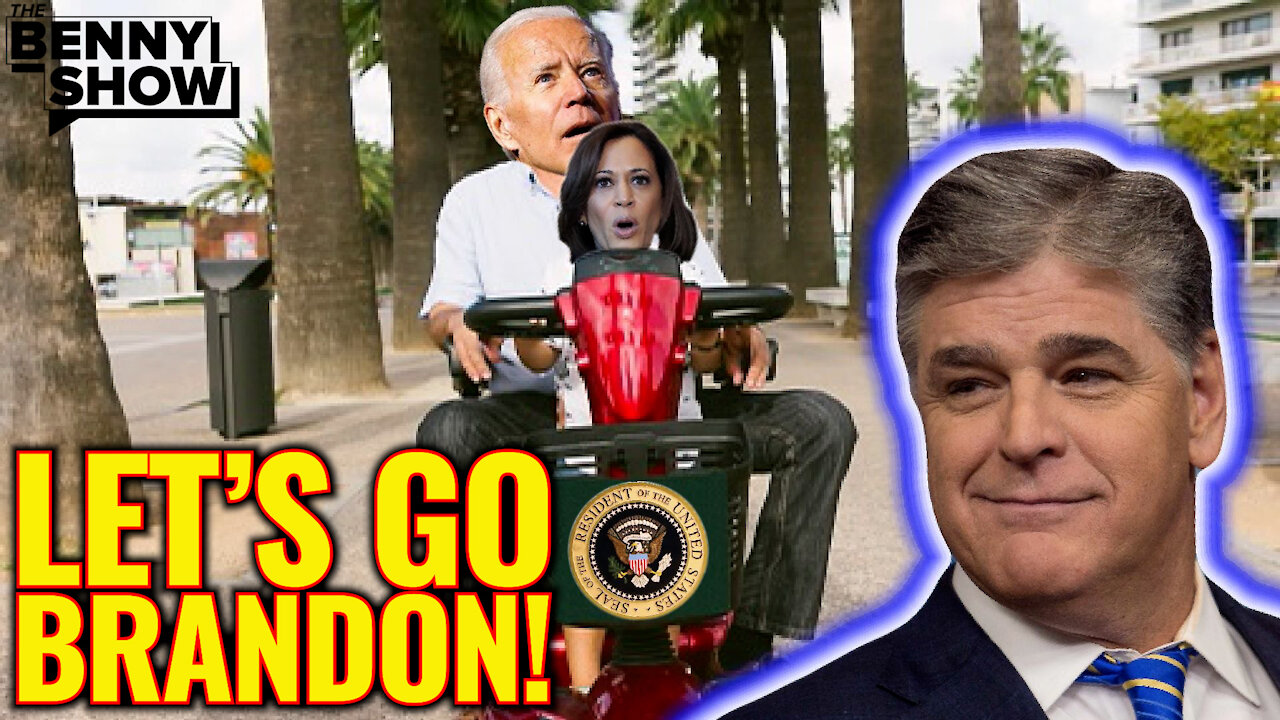 Hannity RIPS Biden’s Cratering Poll Numbers - Takes Out “Let’s Go Brandon” Shirt Of Live TV