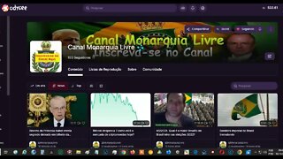 Participe do Canal Monarquia livre na Odysee