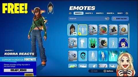 FREE | Korra Reacts (Emote)-Fortnite