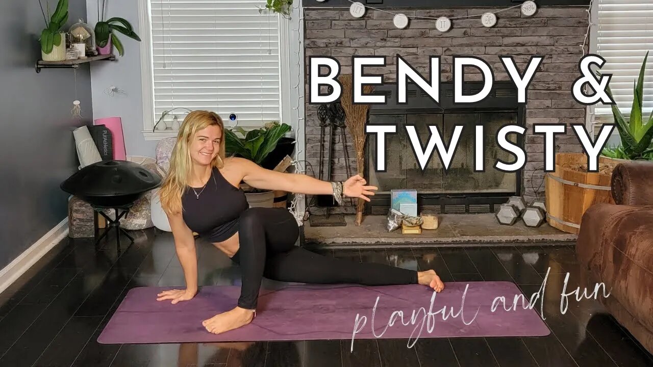 Playful & Fun, Bendy & Twisty Opening Yoga Flow | Yoga for Digestion