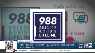 988 Suicide Hotline launches Saturday