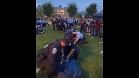 FAFO. Cops Take Down Pro Hamas Protesters At Washington University