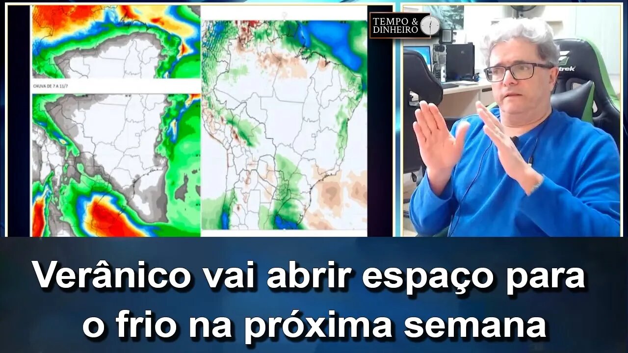Meteorologia: verânico vai abrir espaço para o frio na próxima semana. Ar permanece seco