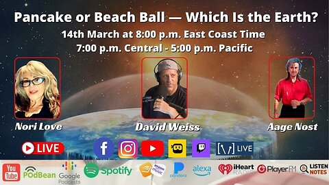 [Broadcast Team Alpha] Pancake or Beach Ball — Which is the Earth? [Mar 14, 2023]