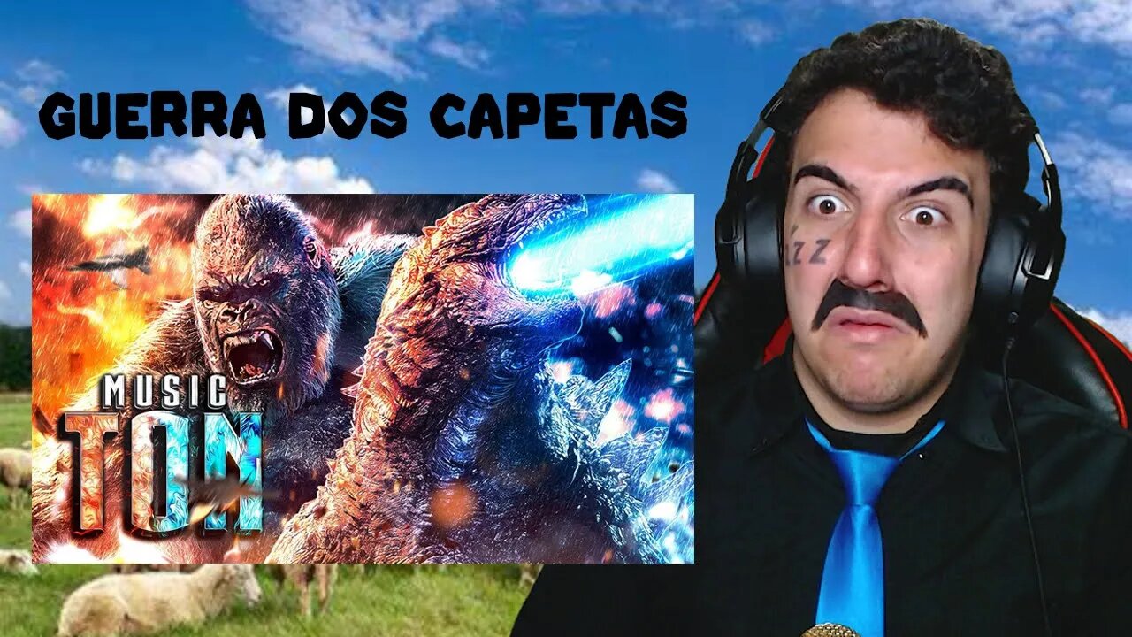 PASTOR REACT Guerra! | Godzilla Vs Kong | Papyrus Da Batata