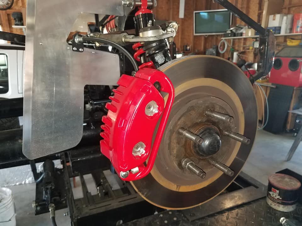 New Suspension Parts and Brake Calipers for Mike's Factory Five Racing Mk3