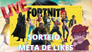 Ao Vivo Fortnite com os inscritos Sorteio de Skins 70 Likes