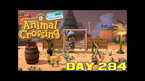 Animal Crossing: New Horizons Day 284 - Nintendo Switch Gameplay 😎Benjamillion