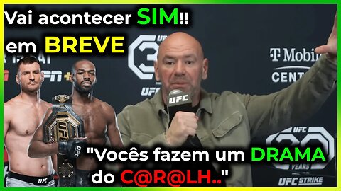 Dana White CONFIRMA luta entre Jon Jones VS Stipe Miocic e NEGA suposta alegações de APOSENTADORIA