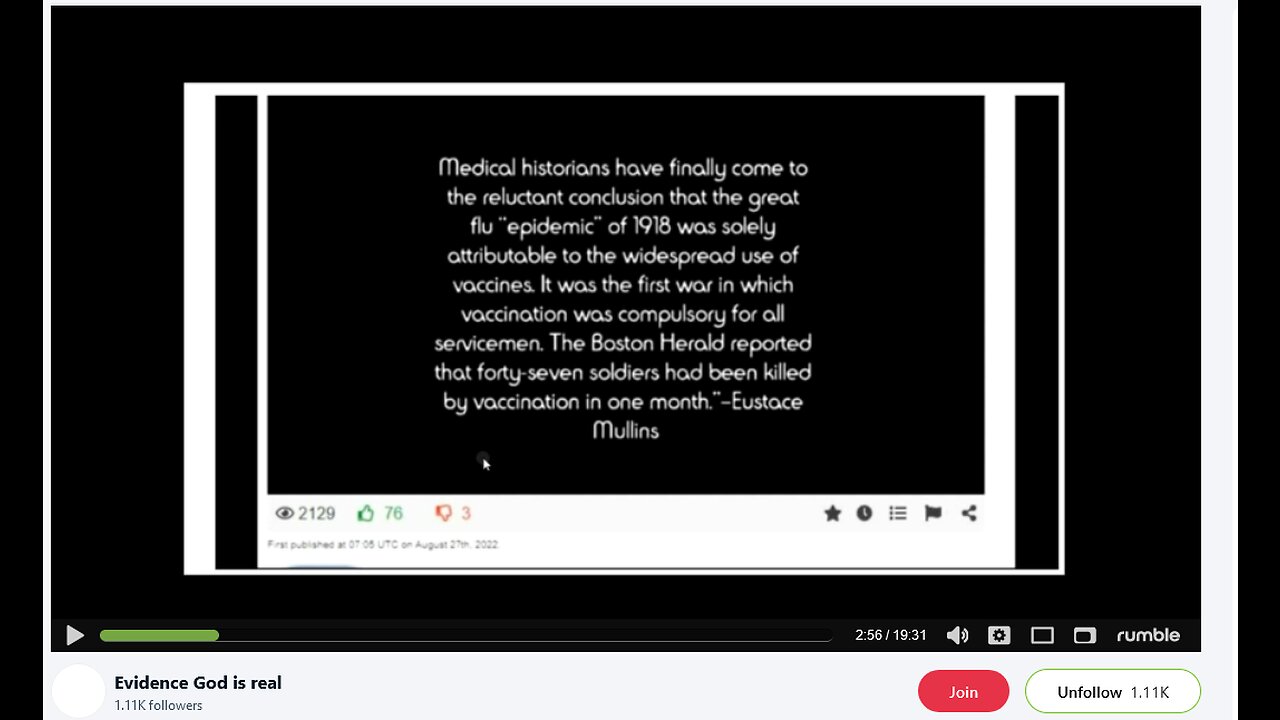 Vaccines-made-to give-Cancer-Knew-it-then & Now ! 1800's history=incompadence & murder !
