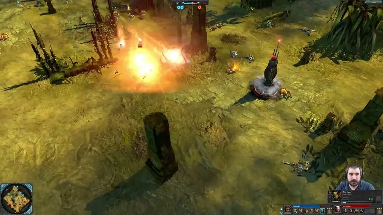 Nukanuke (Kommando) vs Barakabama (Force Commander) || Dawn of War 2: Elite Mod