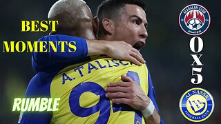 BEST MOMENTS CR7 TEAM WINS Al-Adalah 5-0