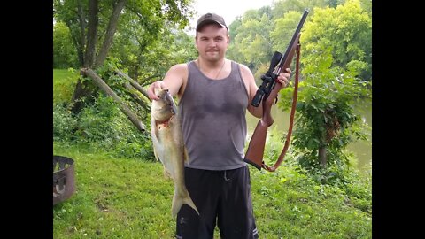 Shooting Asian Carp with a Rifle