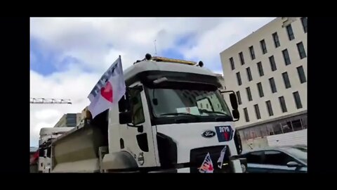 Convoy for Freedom rolling into Jerusalem 20,000 vehicles strong!