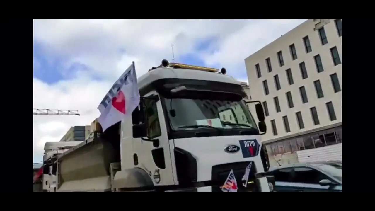 Convoy for Freedom rolling into Jerusalem 20,000 vehicles strong!