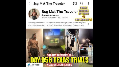 Day 956 Texas Trials