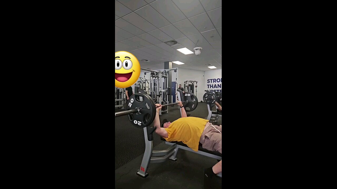 AGE IS JUST a number! I just benched 10 reps of 100kgs for the first time ever!