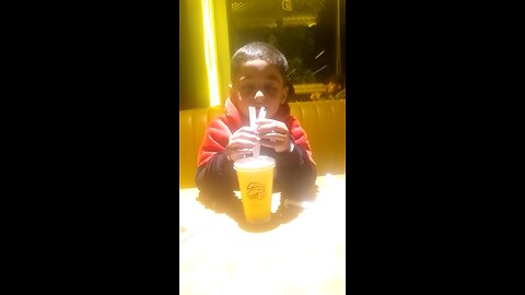 little baby drinks bottle with 4 straws | naughty kid | what an idea
